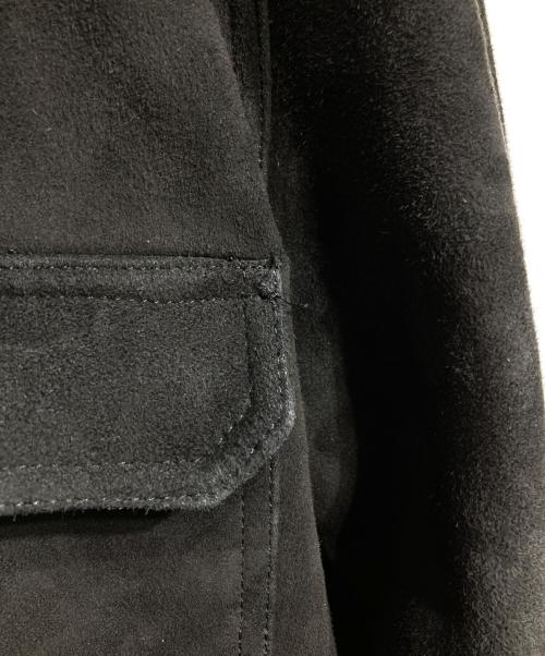 MINEDENIM（マインデニム）MINEDENIM (マインデニム) Sheep Suede Trucker JKT ブラック サイズ:2の古着・服飾アイテム