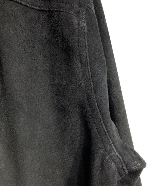 MINEDENIM（マインデニム）MINEDENIM (マインデニム) Sheep Suede Trucker JKT ブラック サイズ:2の古着・服飾アイテム