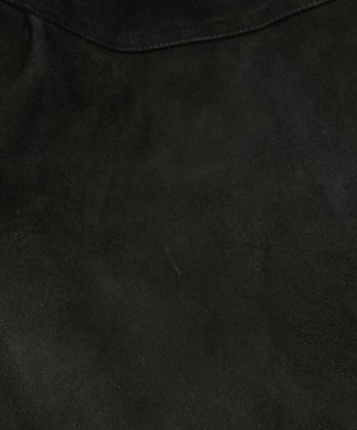 MINEDENIM（マインデニム）MINEDENIM (マインデニム) Sheep Suede Trucker JKT ブラック サイズ:2の古着・服飾アイテム