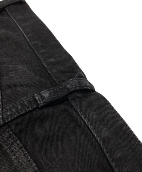MINEDENIM（マインデニム）MINEDENIM (マインデニム) S.Slim STR 5pocket USD/SスリムSTR5ポケットUSD ブラック サイズ:9の古着・服飾アイテム