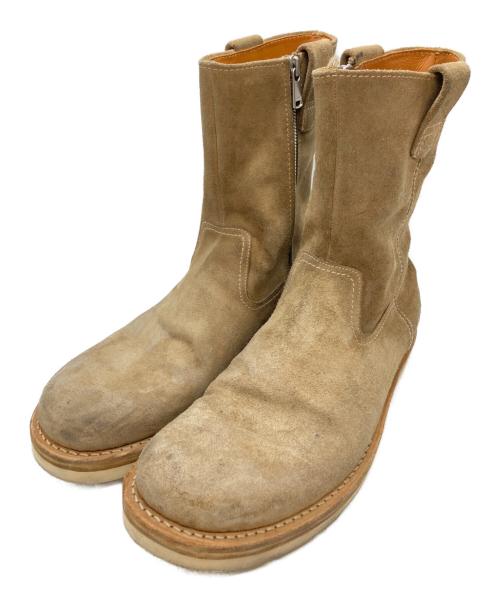 nonnative（ノンネイティブ）nonnative (ノンネイティブ) WORKER ZIP UP BOOTS/ウォーカージップアップブーツ ベージュ サイズ:7-1/2の古着・服飾アイテム