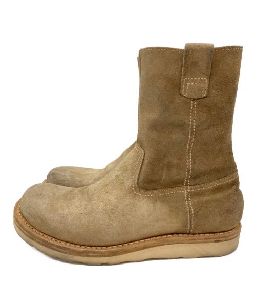 nonnative（ノンネイティブ）nonnative (ノンネイティブ) WORKER ZIP UP BOOTS/ウォーカージップアップブーツ ベージュ サイズ:7-1/2の古着・服飾アイテム