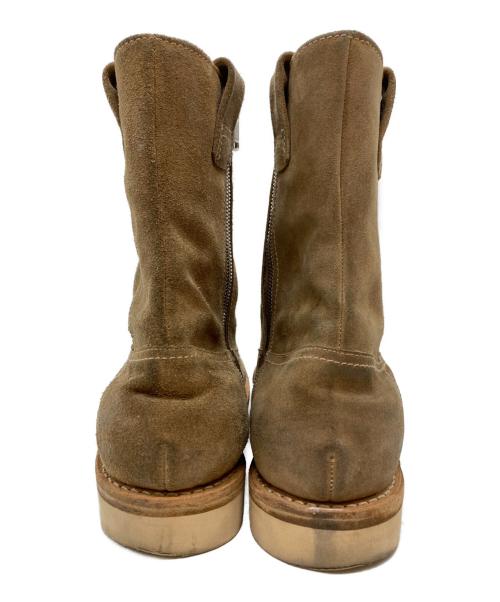nonnative（ノンネイティブ）nonnative (ノンネイティブ) WORKER ZIP UP BOOTS/ウォーカージップアップブーツ ベージュ サイズ:7-1/2の古着・服飾アイテム