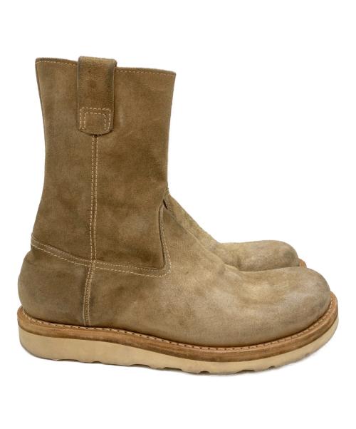 nonnative（ノンネイティブ）nonnative (ノンネイティブ) WORKER ZIP UP BOOTS/ウォーカージップアップブーツ ベージュ サイズ:7-1/2の古着・服飾アイテム
