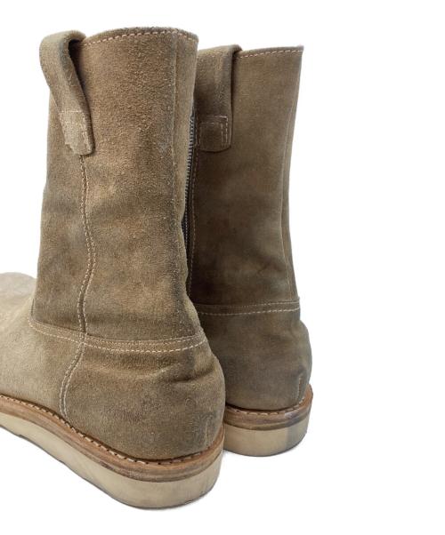 nonnative（ノンネイティブ）nonnative (ノンネイティブ) WORKER ZIP UP BOOTS/ウォーカージップアップブーツ ベージュ サイズ:7-1/2の古着・服飾アイテム