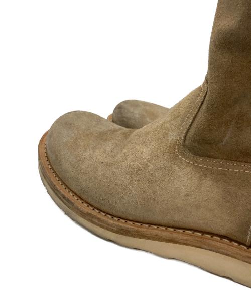 nonnative（ノンネイティブ）nonnative (ノンネイティブ) WORKER ZIP UP BOOTS/ウォーカージップアップブーツ ベージュ サイズ:7-1/2の古着・服飾アイテム