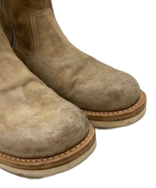 nonnative（ノンネイティブ）nonnative (ノンネイティブ) WORKER ZIP UP BOOTS/ウォーカージップアップブーツ ベージュ サイズ:7-1/2の古着・服飾アイテム