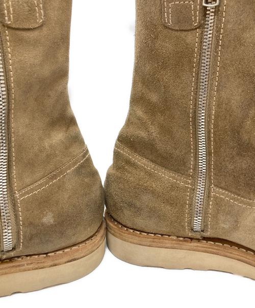 nonnative（ノンネイティブ）nonnative (ノンネイティブ) WORKER ZIP UP BOOTS/ウォーカージップアップブーツ ベージュ サイズ:7-1/2の古着・服飾アイテム