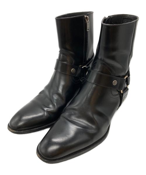 Saint Laurent Paris（サンローランパリ）Saint Laurent Paris (サンローランパリ) クラシックワイアットハーネスブーツ/Classic Wyatt Harness Boots ブラック サイズ:42の古着・服飾アイテム