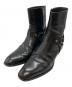 Saint Laurent Paris（サンローランパリ）の古着「クラシックワイアットハーネスブーツ/Classic Wyatt Harness Boots」｜ブラック