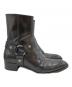 中古・古着 Saint Laurent Paris (サンローランパリ) クラシックワイアットハーネスブーツ/Classic Wyatt Harness Boots ブラック サイズ:42：80000円