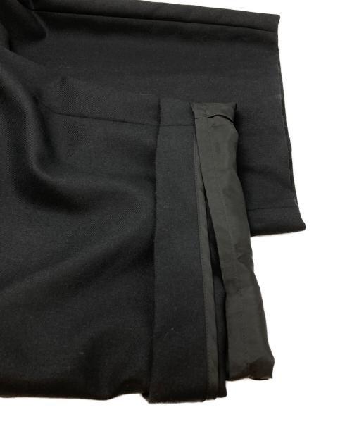 noir kei ninomiya（ノワール ケイ ニノミヤ）noir kei ninomiya (ノワール ケイ ニノミヤ) ベルト付きウールボトムックデザインオールインワン/Belted wool bottom-style all-in-one ブラック サイズ:XSの古着・服飾アイテム