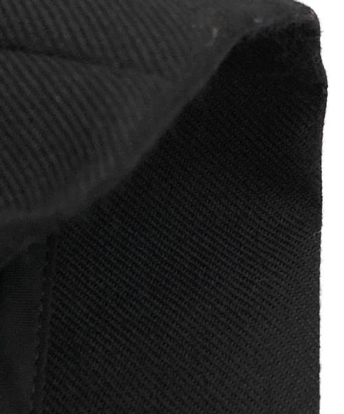 noir kei ninomiya（ノワール ケイ ニノミヤ）noir kei ninomiya (ノワール ケイ ニノミヤ) ベルト付きウールボトムックデザインオールインワン/Belted wool bottom-style all-in-one ブラック サイズ:XSの古着・服飾アイテム