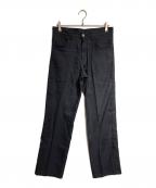 DAIRIKUダイリク）の古着「Straight Pressed Pant/ストレート プレスド パンツ」｜ブラック