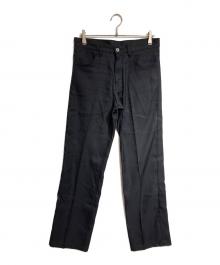 DAIRIKU（ダイリク）の古着「Straight Pressed Pant/ストレート プレスド パンツ」｜ブラック