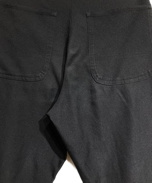 BLACK COMME des GARCONS（ブラックコムデギャルソン）BLACK COMME des GARCONS (ブラックコムデギャルソン) ポリエステルクロップドパンツ/Polyester cropped pants ブラック サイズ:XSの古着・服飾アイテム