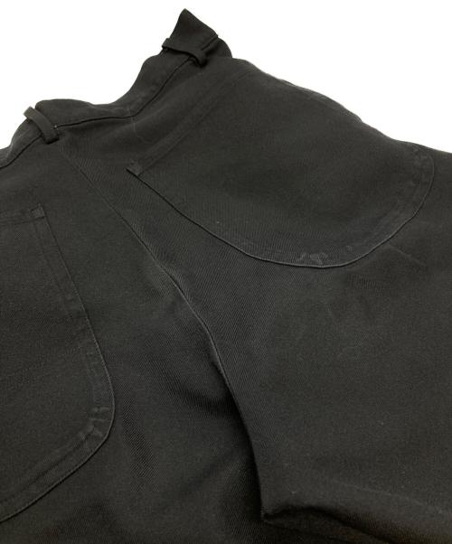 BLACK COMME des GARCONS（ブラックコムデギャルソン）BLACK COMME des GARCONS (ブラックコムデギャルソン) ポリエステルクロップドパンツ/Polyester cropped pants ブラック サイズ:XSの古着・服飾アイテム