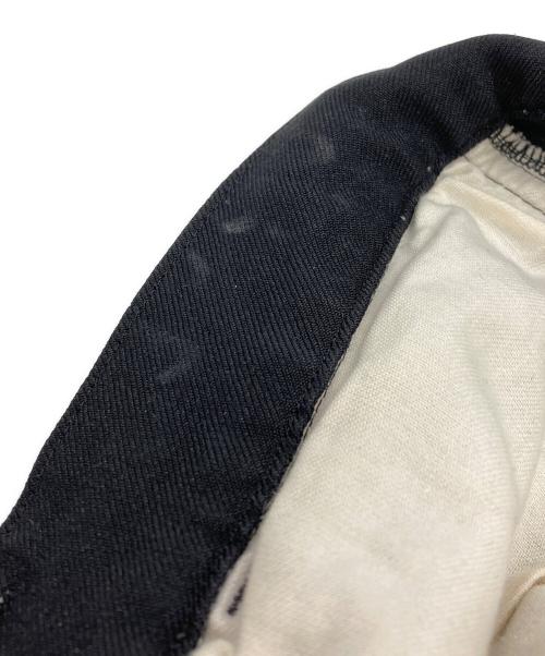 BLACK COMME des GARCONS（ブラックコムデギャルソン）BLACK COMME des GARCONS (ブラックコムデギャルソン) ポリエステルクロップドパンツ/Polyester cropped pants ブラック サイズ:XSの古着・服飾アイテム