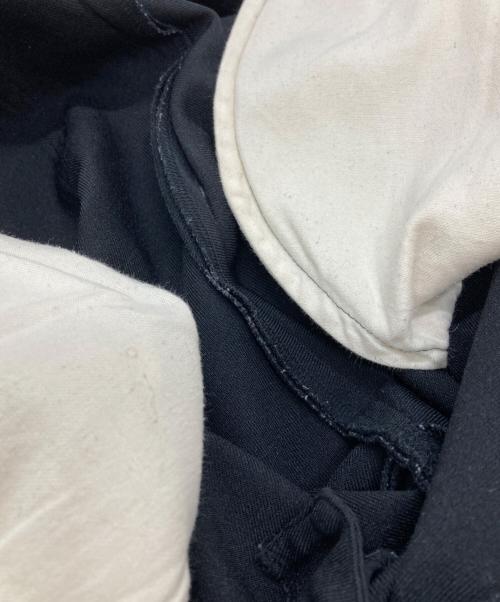 BLACK COMME des GARCONS（ブラックコムデギャルソン）BLACK COMME des GARCONS (ブラックコムデギャルソン) ポリエステルクロップドパンツ/Polyester cropped pants ブラック サイズ:XSの古着・服飾アイテム