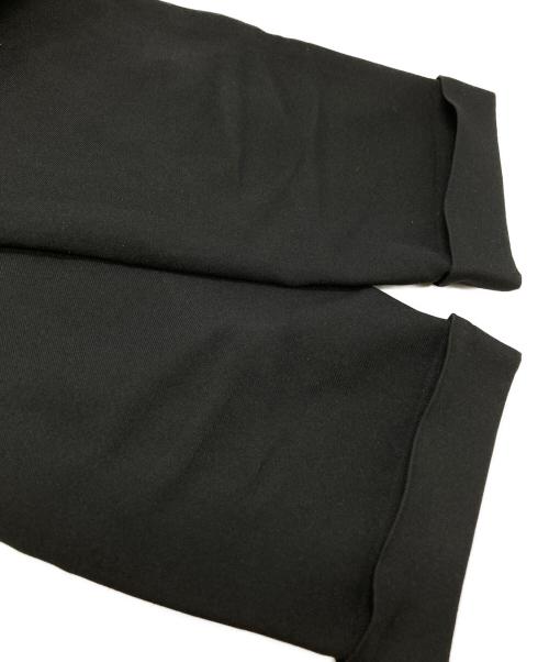 BLACK COMME des GARCONS（ブラックコムデギャルソン）BLACK COMME des GARCONS (ブラックコムデギャルソン) ポリエステルクロップドパンツ/Polyester cropped pants ブラック サイズ:XSの古着・服飾アイテム