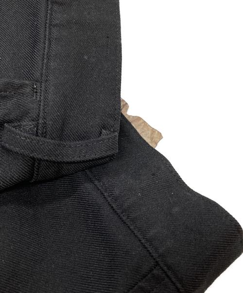 BLACK COMME des GARCONS（ブラックコムデギャルソン）BLACK COMME des GARCONS (ブラックコムデギャルソン) ポリエステルクロップドパンツ/Polyester cropped pants ブラック サイズ:XSの古着・服飾アイテム