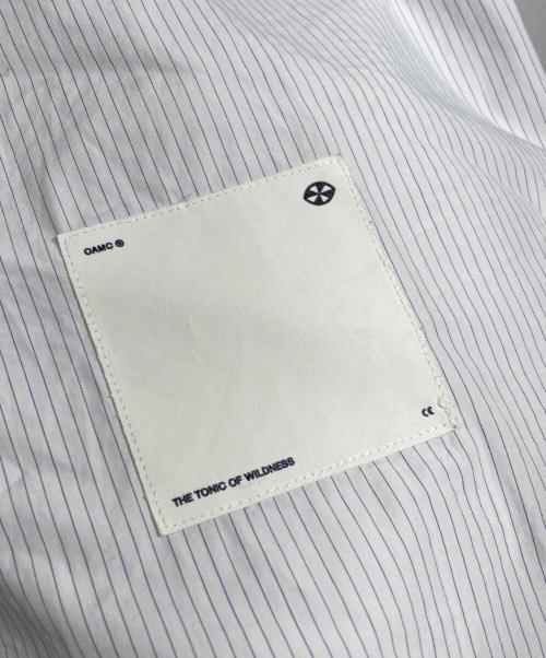 OAMC（オーエーエムシー）OAMC (オーエーエムシー) ストライプシャツ/Striped shirt ブルー サイズ:Mの古着・服飾アイテム