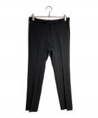 Jean Paul Gaultier hommeジャンポールゴルチェオム）の古着「ウールレーヨンナロースラックス/Wool-rayon narrow slacks」｜ブラック