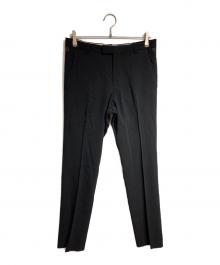 Jean Paul Gaultier homme（ジャンポールゴルチェオム）の古着「ウールレーヨンナロースラックス/Wool-rayon narrow slacks」｜ブラック