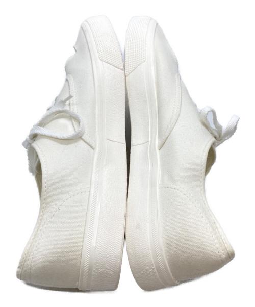 COMME des GARCONS HOMME PLUS（コムデギャルソンオムプリュス）COMME des GARCONS HOMME PLUS (コムデギャルソンオムプリュス) ホールカットスニーカー/HOLE CUT SNEAKER ホワイト サイズ:27.5㎝の古着・服飾アイテム