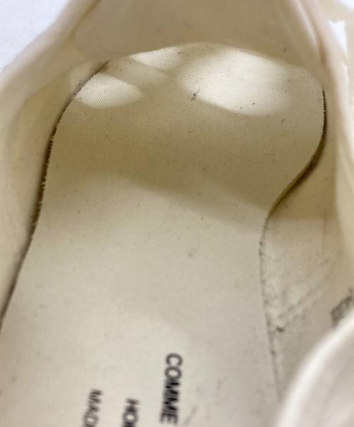 COMME des GARCONS HOMME PLUS（コムデギャルソンオムプリュス）COMME des GARCONS HOMME PLUS (コムデギャルソンオムプリュス) ホールカットスニーカー/HOLE CUT SNEAKER ホワイト サイズ:27.5㎝の古着・服飾アイテム