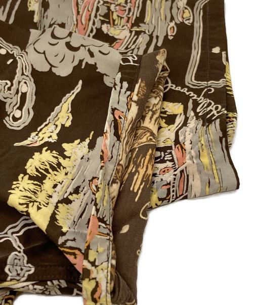 VISVIM（ビズビム）VISVIM (ビズビム) DUKE SHIRT SUNSHINE S／S/デュークシャツサンシャイン ブラウン サイズ:1の古着・服飾アイテム