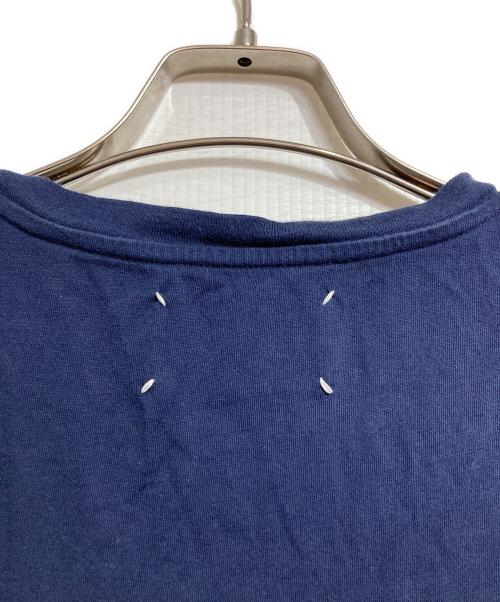 MARTIN MARGIELA（マルタン・マルジェラ）MARTIN MARGIELA (マルタン・マルジェラ) 再構築プリントTシャツ/Print Tee ネイビー サイズ:44の古着・服飾アイテム