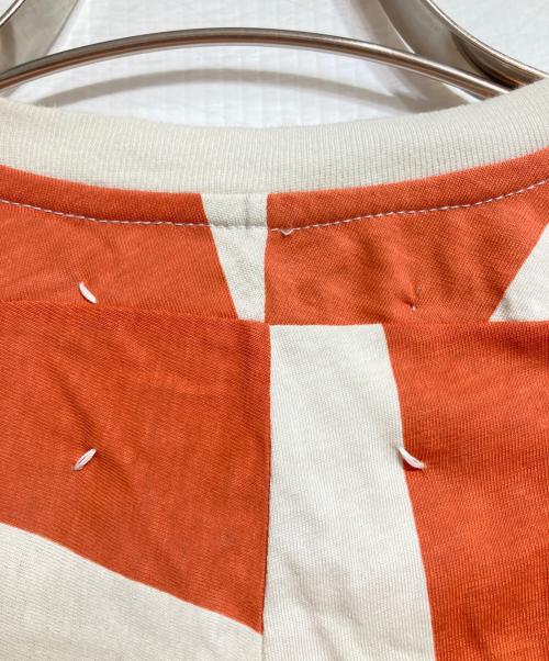 Maison Margiela（メゾンマルジェラ）Maison Margiela (メゾンマルジェラ) ランダムパッチワークTee/Random Patchwork Tee オレンジ サイズ:44の古着・服飾アイテム