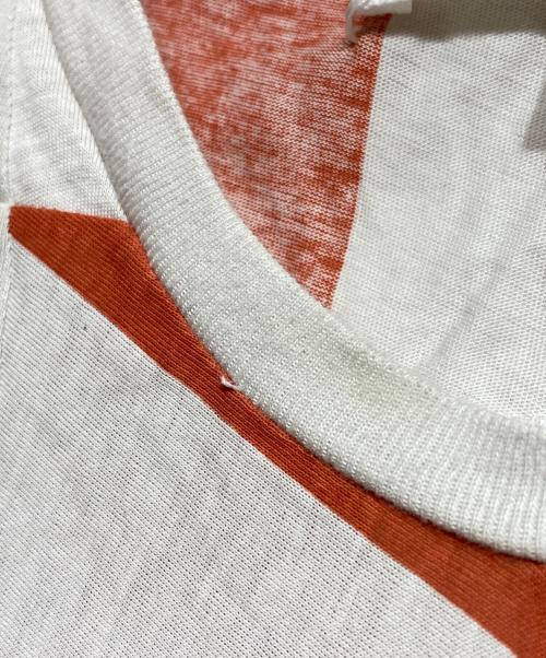 Maison Margiela（メゾンマルジェラ）Maison Margiela (メゾンマルジェラ) ランダムパッチワークTee/Random Patchwork Tee オレンジ サイズ:44の古着・服飾アイテム
