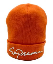 SUPREME（シュプリーム）の古着「ニット帽」｜オレンジ