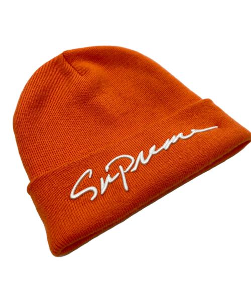 SUPREME（シュプリーム）SUPREME (シュプリーム) ニット帽 オレンジ サイズ:不明の古着・服飾アイテム