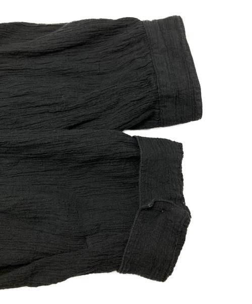 ANCELLM（アンセルム）ANCELLM (アンセルム) ハーフジップシャツ/CREPE HALF ZIP SHIRT ブラック サイズ:2の古着・服飾アイテム