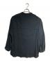 ANCELLM (アンセルム) ハーフジップシャツ/CREPE HALF ZIP SHIRT ブラック サイズ:2：28000円