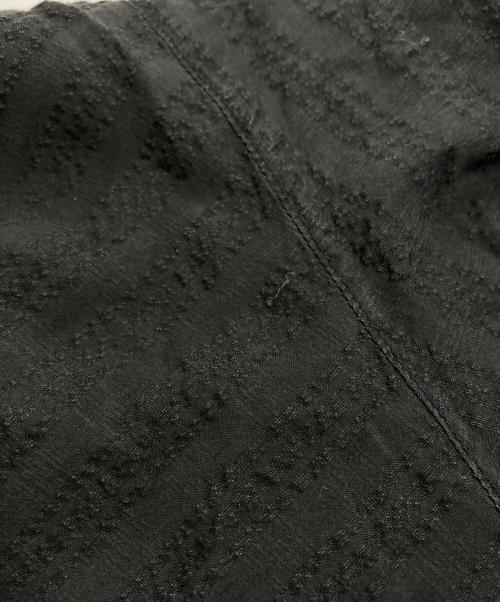 barbell object（バーベルオブジェクト）barbell object (バーベルオブジェクト) 断ち切りデザインシャツ/Raw-edge design shirt ブラック サイズ:FREEの古着・服飾アイテム