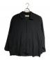 barbell object（バーベルオブジェクト）の古着「断ち切りデザインシャツ/Raw-edge design shirt」｜ブラック