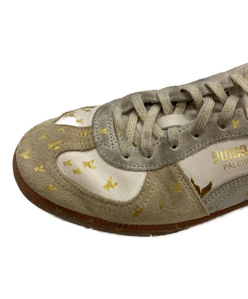 PUMA（プーマ）PUMA (プーマ) masu (エムエーエスユー) PALERMO BLESS - ALPINE SNOW/パレルモ ブレス-アルパイン スノー ベージュ サイズ:26cmの古着・服飾アイテム