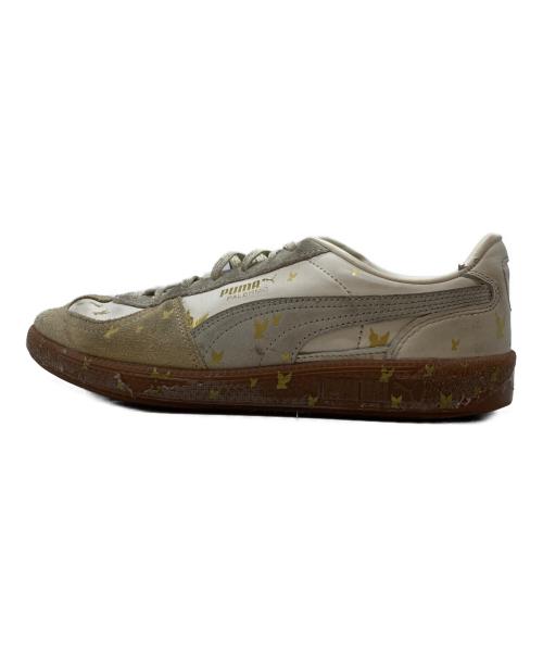 PUMA（プーマ）PUMA (プーマ) masu (エムエーエスユー) PALERMO BLESS - ALPINE SNOW/パレルモ ブレス-アルパイン スノー ベージュ サイズ:26cmの古着・服飾アイテム