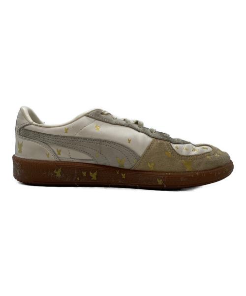 PUMA（プーマ）PUMA (プーマ) masu (エムエーエスユー) PALERMO BLESS - ALPINE SNOW/パレルモ ブレス-アルパイン スノー ベージュ サイズ:26cmの古着・服飾アイテム