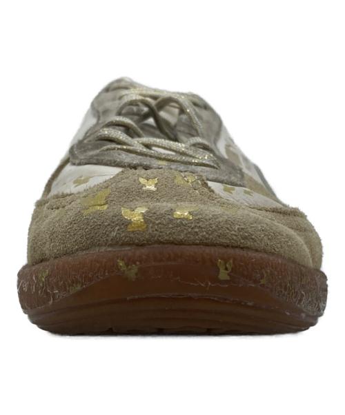 PUMA（プーマ）PUMA (プーマ) masu (エムエーエスユー) PALERMO BLESS - ALPINE SNOW/パレルモ ブレス-アルパイン スノー ベージュ サイズ:26cmの古着・服飾アイテム