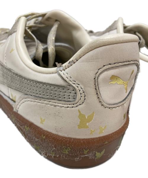 PUMA（プーマ）PUMA (プーマ) masu (エムエーエスユー) PALERMO BLESS - ALPINE SNOW/パレルモ ブレス-アルパイン スノー ベージュ サイズ:26cmの古着・服飾アイテム