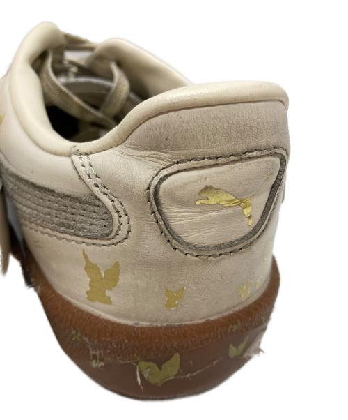 PUMA（プーマ）PUMA (プーマ) masu (エムエーエスユー) PALERMO BLESS - ALPINE SNOW/パレルモ ブレス-アルパイン スノー ベージュ サイズ:26cmの古着・服飾アイテム