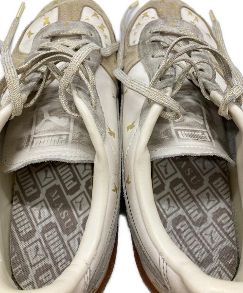 PUMA（プーマ）PUMA (プーマ) masu (エムエーエスユー) PALERMO BLESS - ALPINE SNOW/パレルモ ブレス-アルパイン スノー ベージュ サイズ:26cmの古着・服飾アイテム