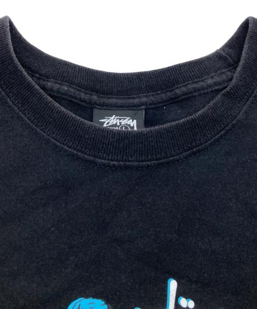 stussy（ステューシー）stussy (ステューシー) プリントTシャツ ブラック サイズ:Lの古着・服飾アイテム