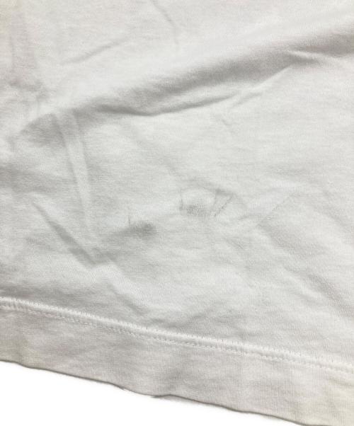 STONE ISLAND（ストーンアイランド）STONE ISLAND (ストーンアイランド) レタリング ワン プリント Tシャツ/LETTERING ONE PRINT TEE ホワイト サイズ:Lの古着・服飾アイテム