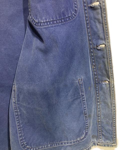 Adolphe Lafont（アドルフラフォン）Adolphe Lafont (アドルフラフォン) コットンツイルフレンチワークジャケット/French cotton twill work jacket ブルー サイズ:不明（表記無）の古着・服飾アイテム